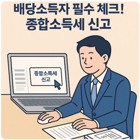 배당소득자 종합소득세 신고 요령