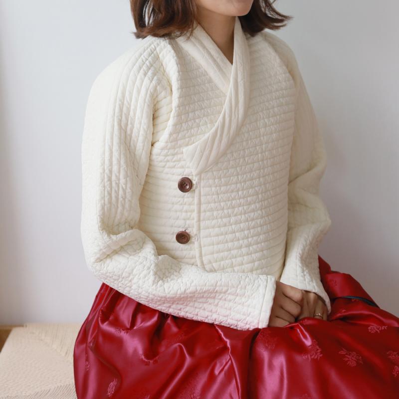 겨울생활한복 누비저고리(2컬러)