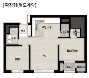 안양-자이-더포레스트-49B평면도