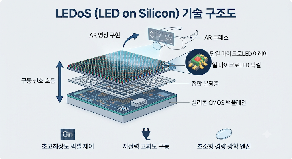 사피엔반도체 LEDoS 마이크로LED 구동 반도체 기술