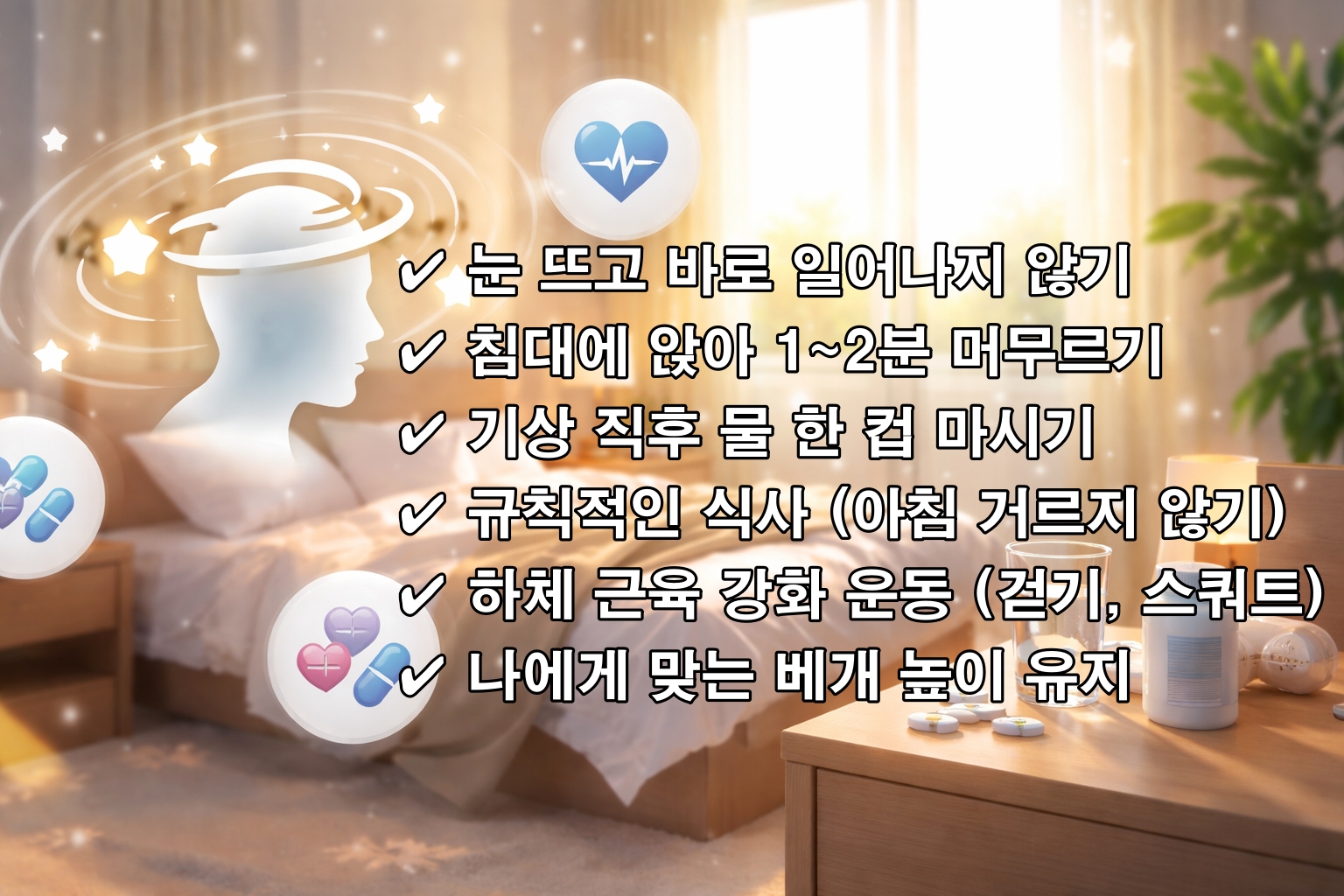아침에 일어날 때 어지러운 이유, 혹시 나도 이 증상? 6가지 알려 드립니다.