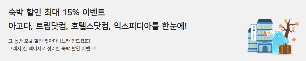호텔 예약 사이트별 할인율 상세 정보