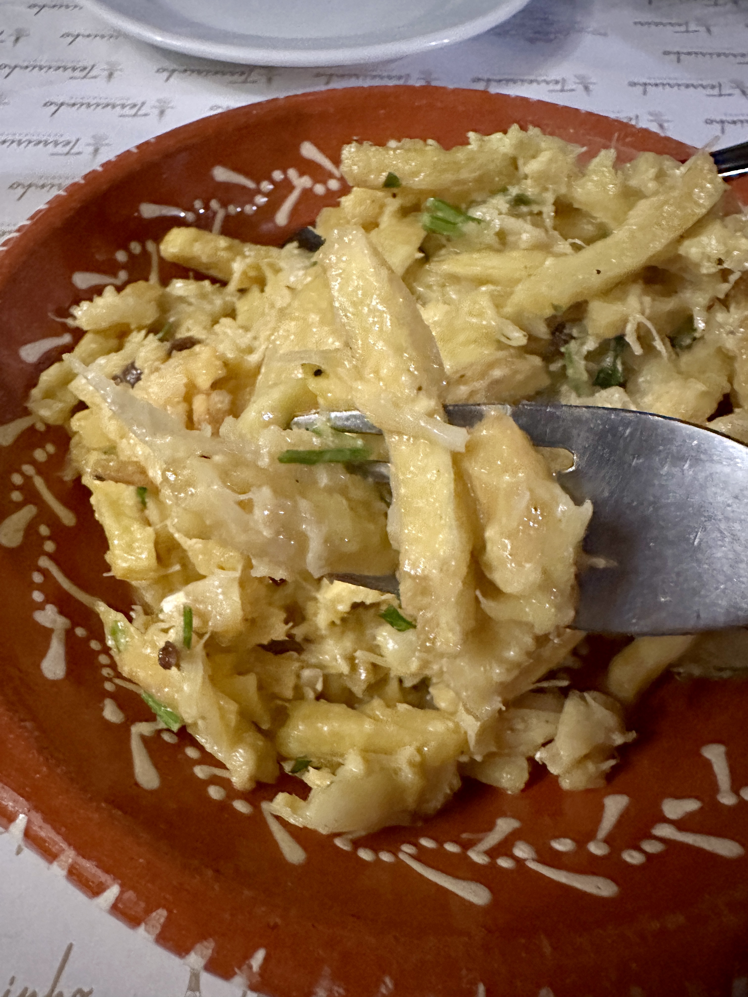 대구살로 만든 요리