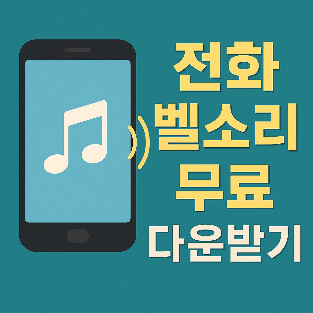 전화 벨소리 무료 다운받기 – 방법, 신청자격, 꿀팁 총정리