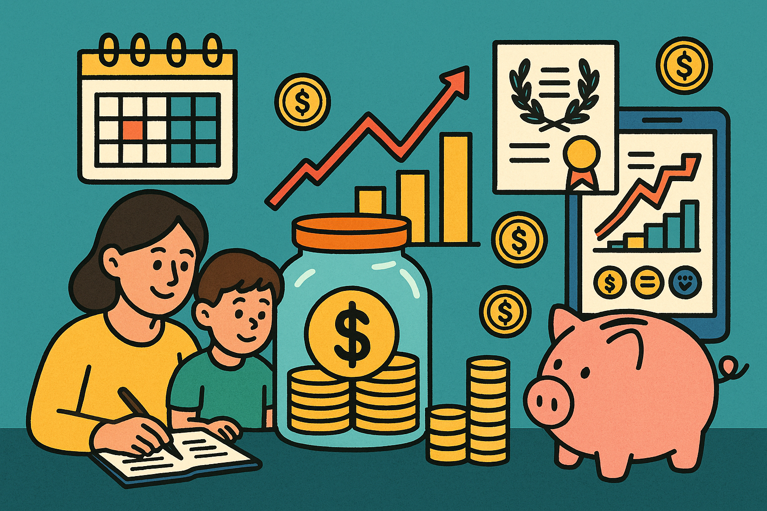 금융 습관 관련 사진