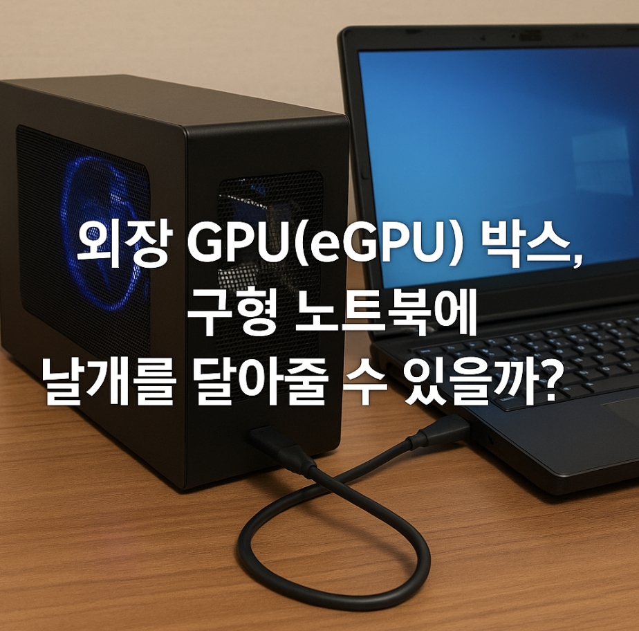 외장 GPU(eGPU) 박스, 구형 노트북에 날개를 달아줄 수 있을까?