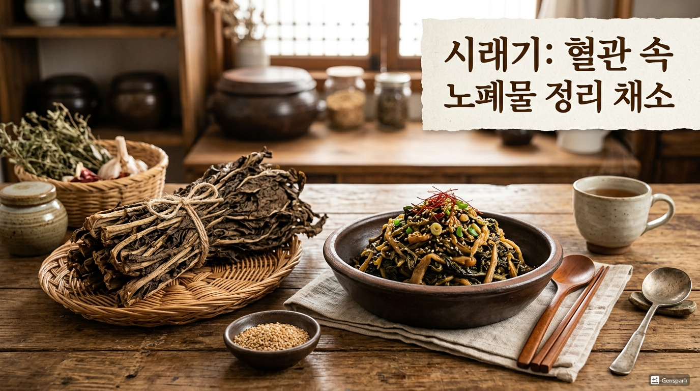 시래기: 혈관 속 노폐물 정리 채소
