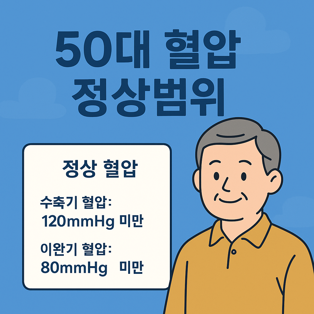 50대 혈압 정상범위 이렇게 확인하세요