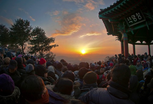고양 행주산성 일출