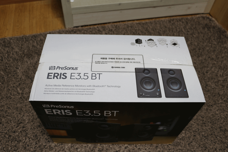 PreSonus ERIS E3.5 BT 개봉 gif