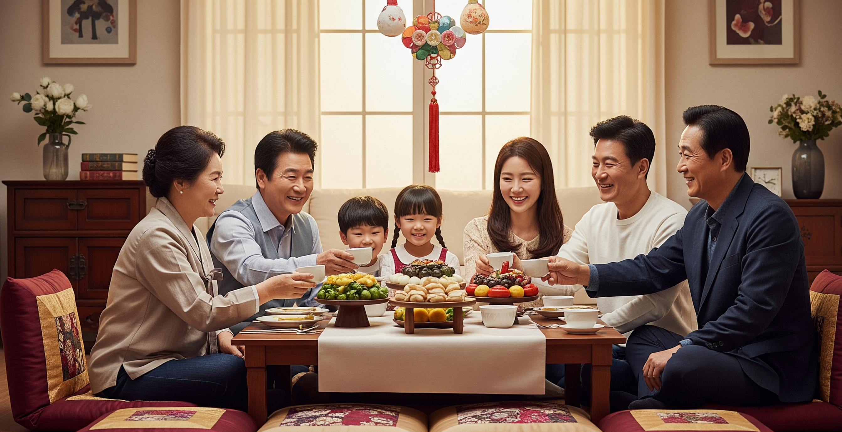 추석-가족들