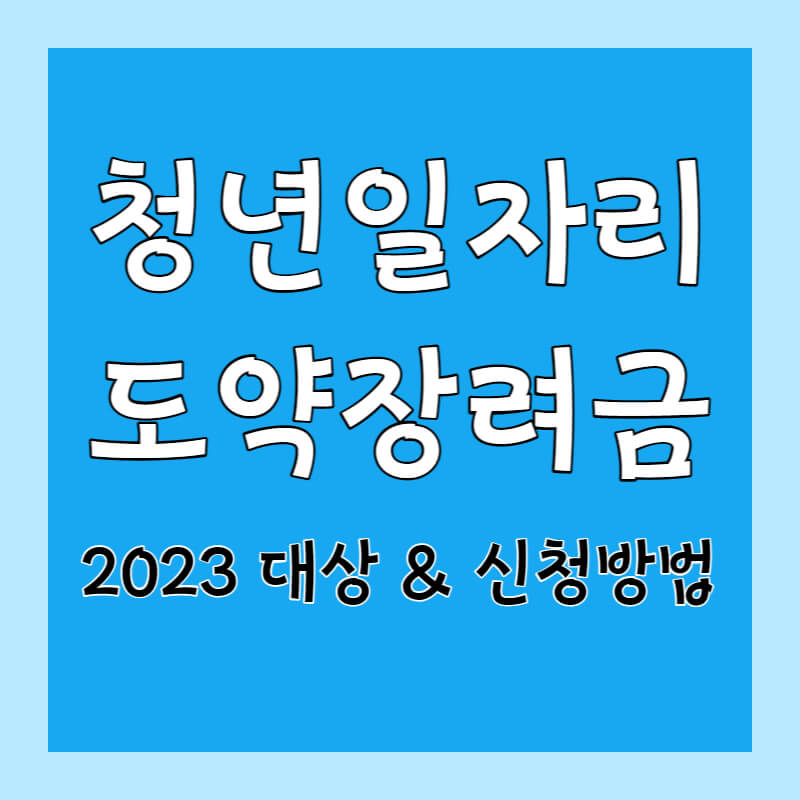 청년일자리도약장려금