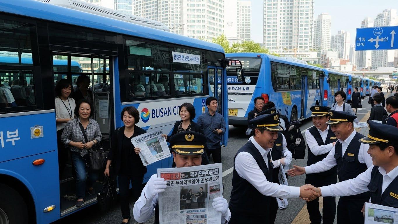 부산 버스 파업 타결