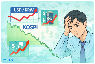 코스피 하락 속 외국인 매도&middot;환율 상승&middot;유가 부담까지 겹친 시장 구조에서 개인 투자자가 반드시 점검해야 할 기준과 흐름