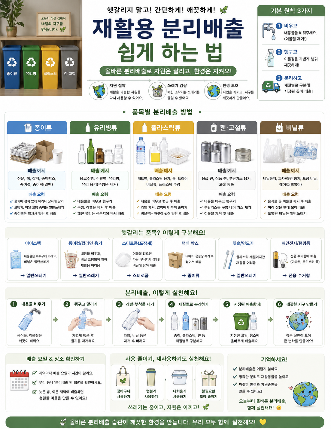 재활용 분리배출 쉽게 하는 법 관련 사진