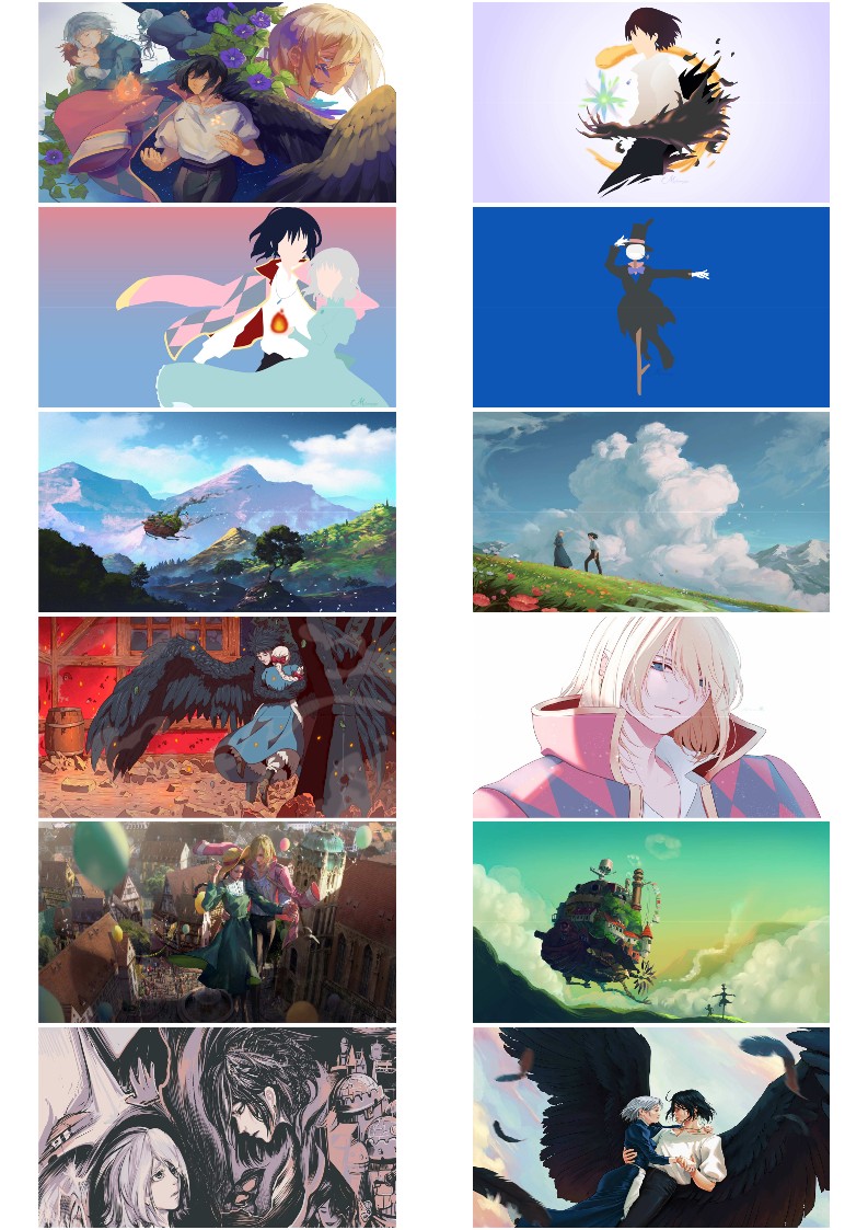 하울의 움직이는 성 배경화면 지브리 컴퓨터 아이패드 아이폰