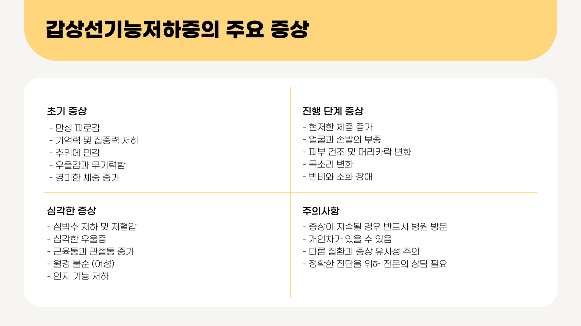 갑상선-기능저하증-주요-증상