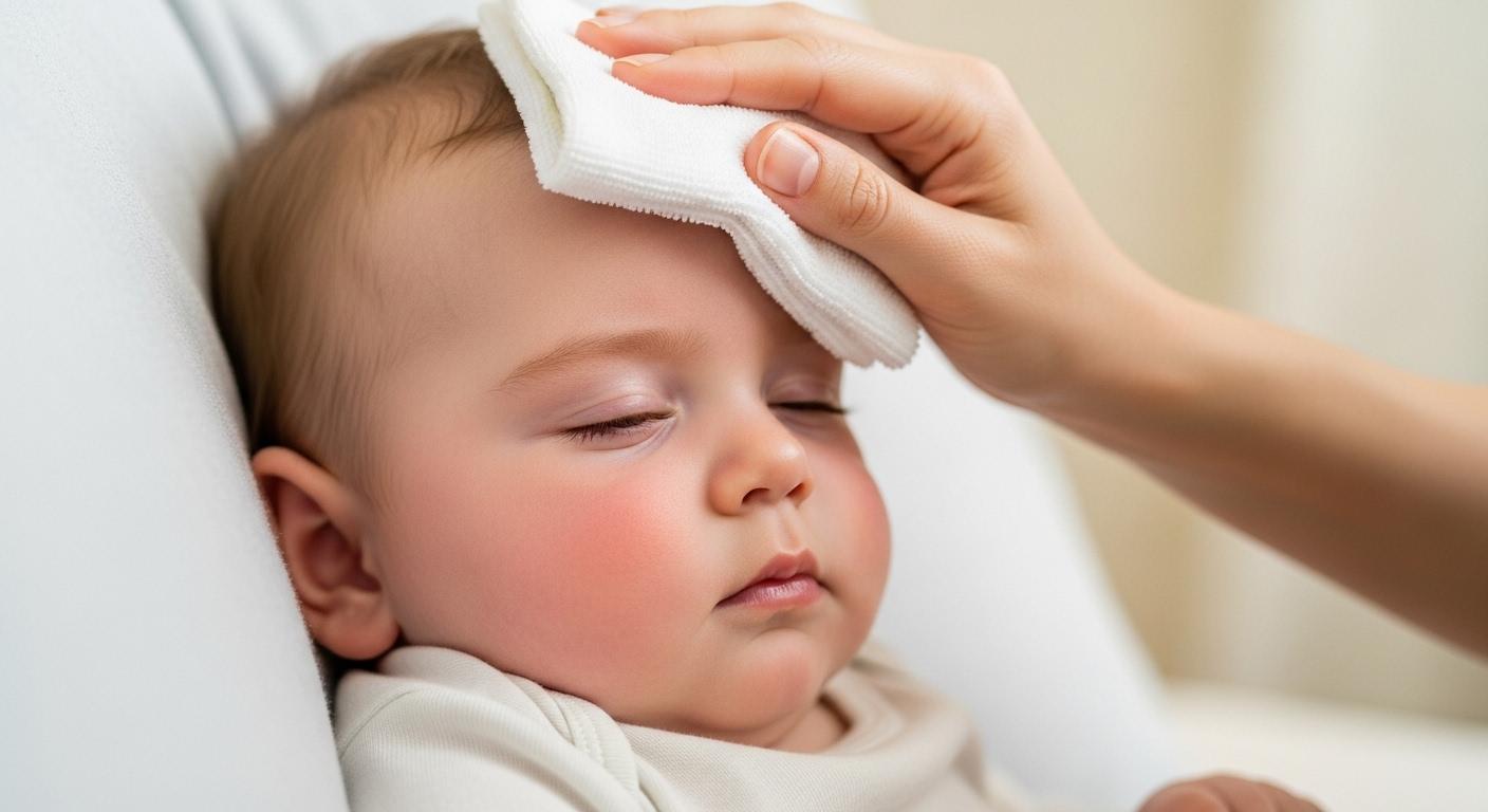 아기 열 내리기