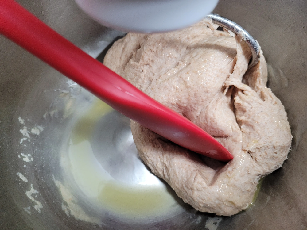통밀식빵 만들기