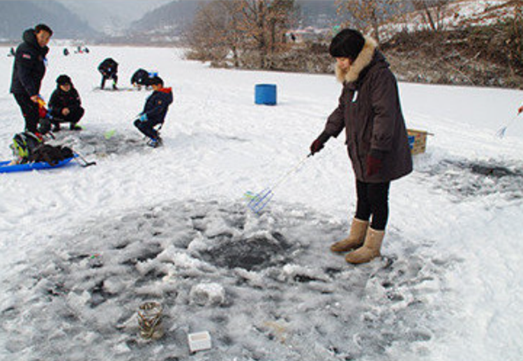 안성 동막골 빙어축제