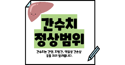 간수치 정상범위