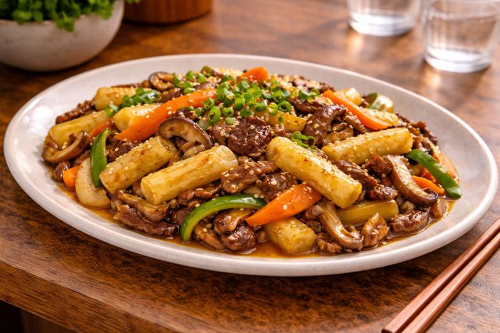 깊은 맛 궁중떡볶이 만드는 비결