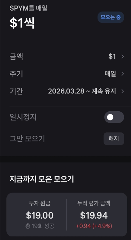 19회차 매수 완료, 작은 습관이 만드는 거대한 자산의 근육