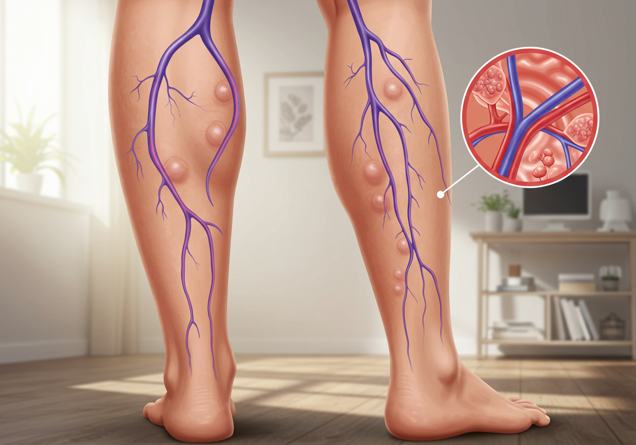 다리 핏줄이 울퉁불퉁? 하지정맥류 초기 증상과 효과적인 치료법