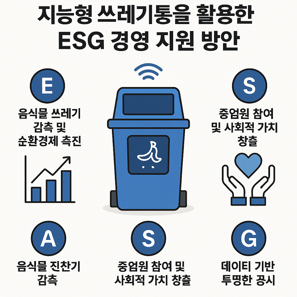 지능형 쓰레기통을 활용한 ESG 경영 지원 방안
