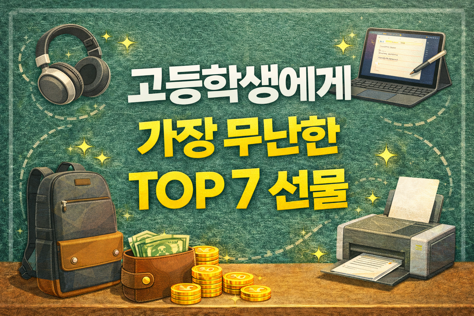 고등학생에게 가장 무난한 TOP 7 선물