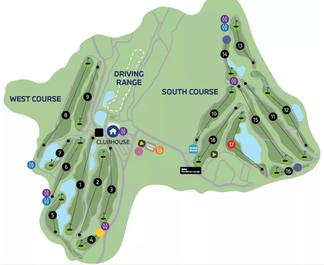 BMW 레이디스 챔피언십 2024 골프 코스