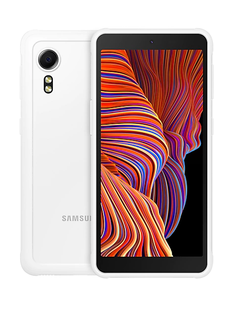 갤럭시x커버 화이트 색상