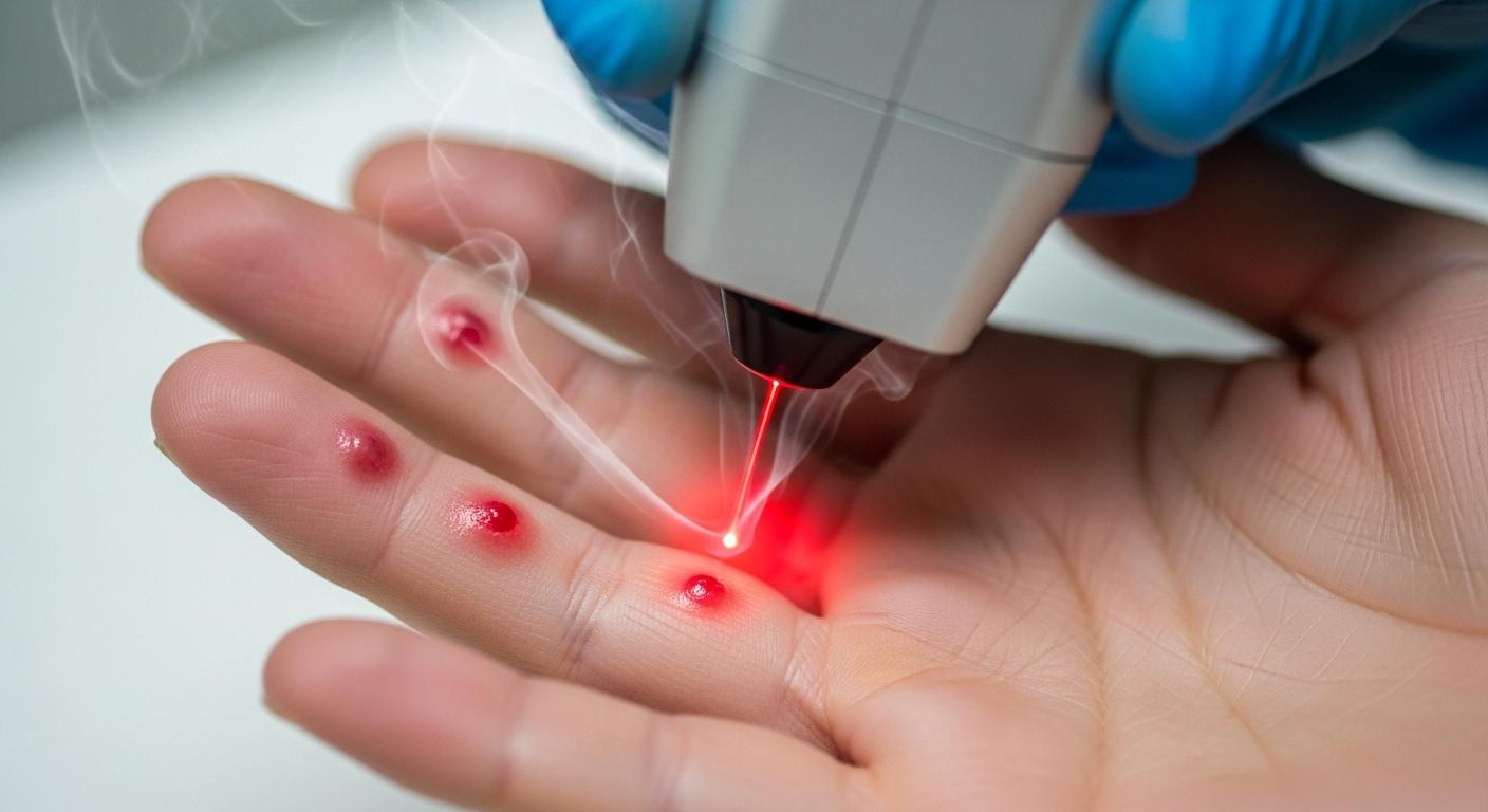 검버섯 제거 레이저 시술