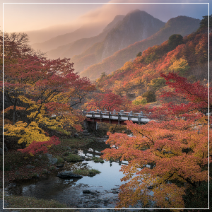  2025년 단풍 절정 시기 &ndash; 호남&middot;제주권 단풍 명소 가상 이미지 