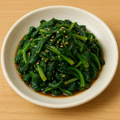 시금치나물