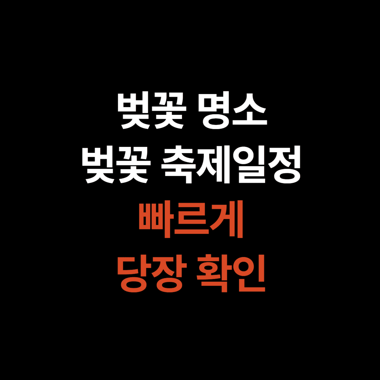 벚꽃
