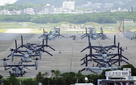 오키나와-미군기지-일본-미군-중국인-체포