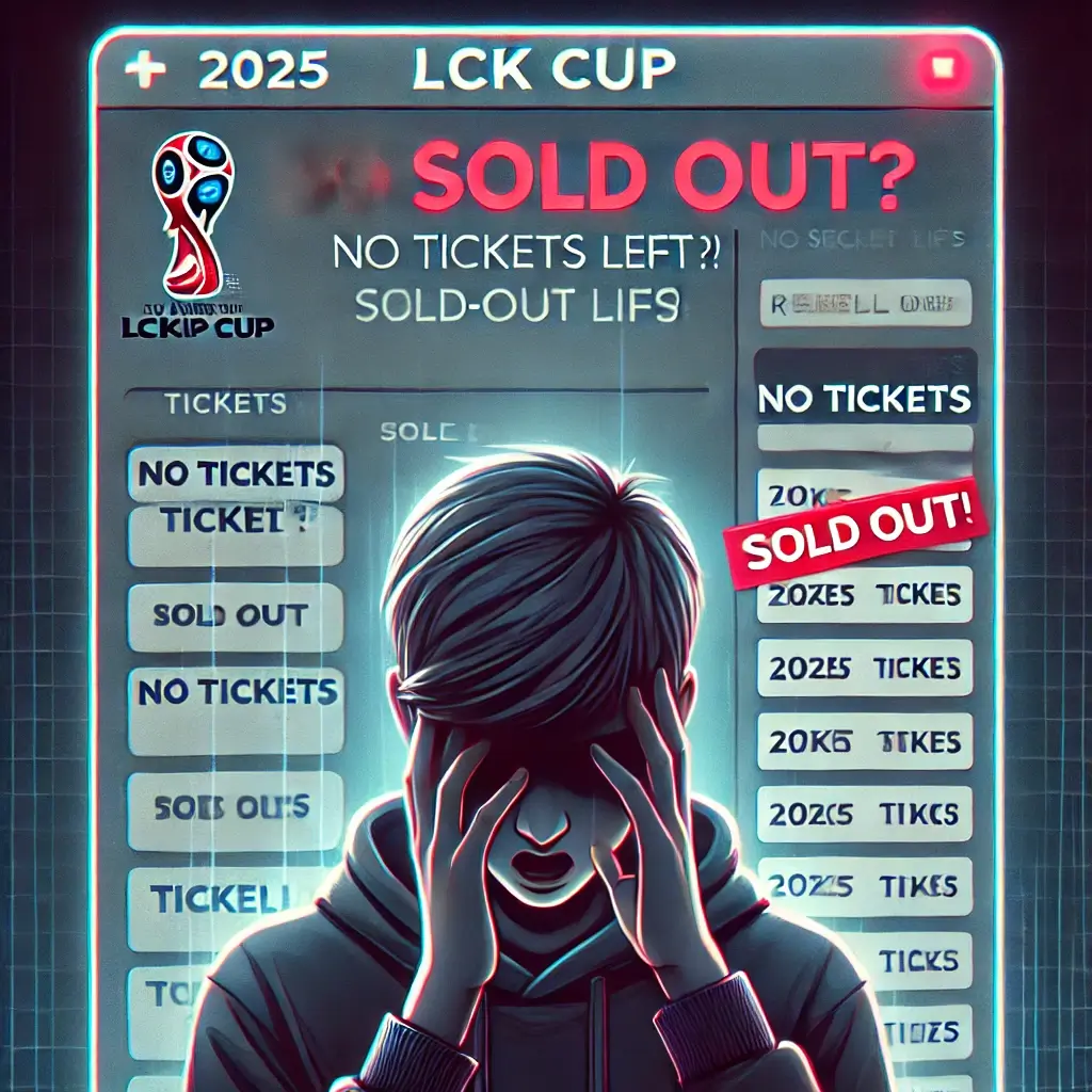2025년 LCK컵 인터파크 예매/ 일정&middot;가격&middot;좌석 꿀팁까지!