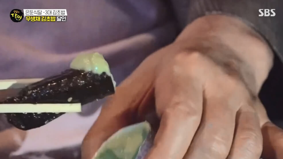 생활의 달인 985회 은둔식달 3대 김초밥 무생채 김초밥 달인 인천 김초밥 맛집