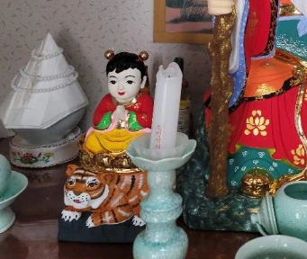 천상선녀 신당 선녀 애기씨 불상