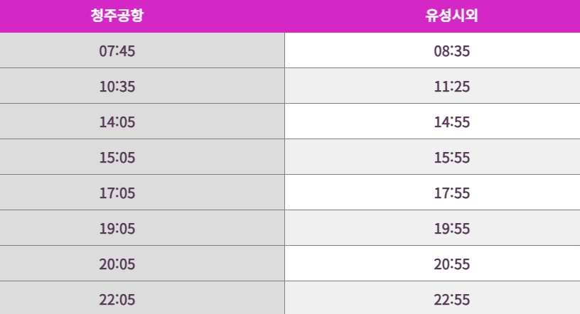 청주공항에서-대전