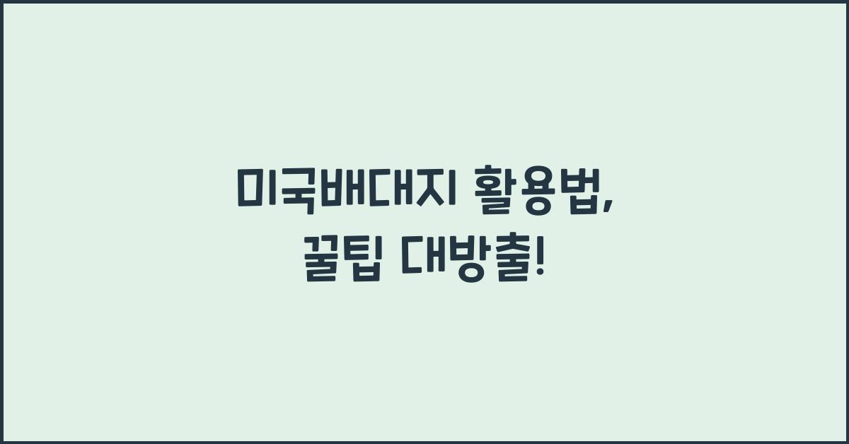 미국배대지