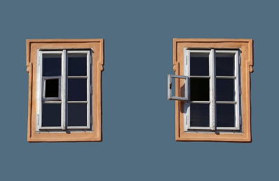 창문과 문에 방충망