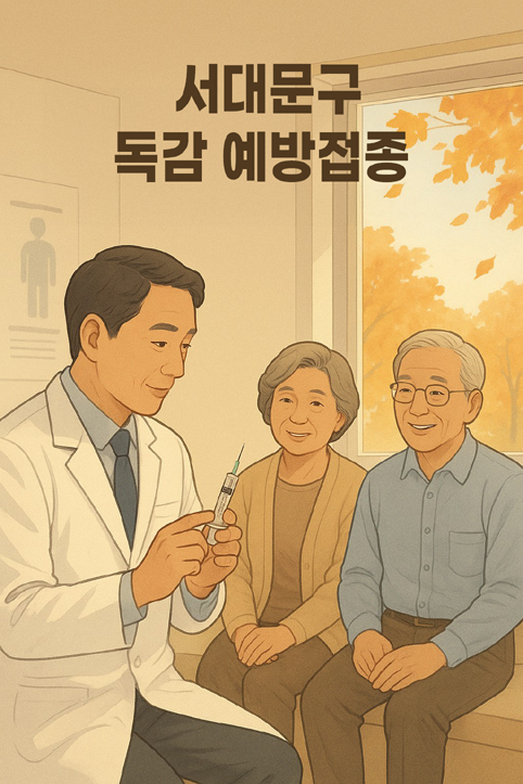 서대문구 독감 예방접종 이미지