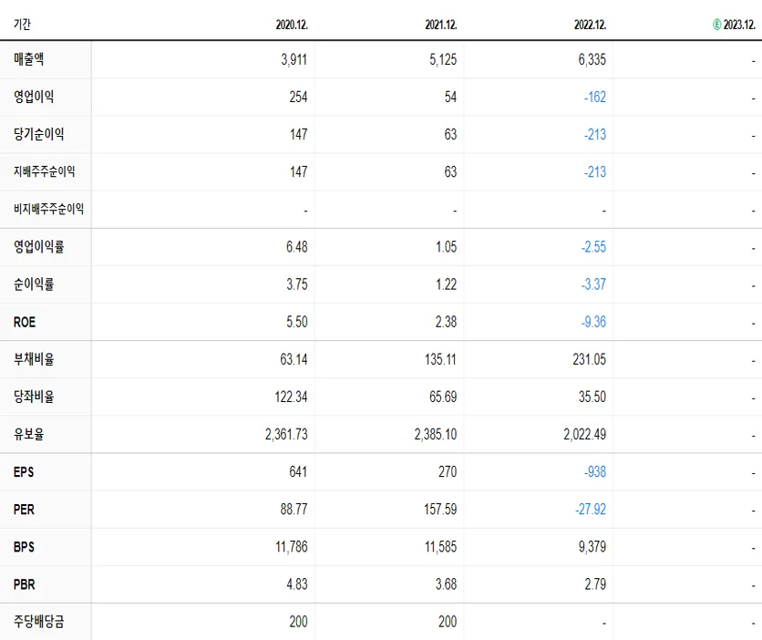 아이티엠반도체 재무제표