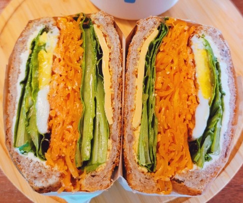 당근 라페 샌드위치