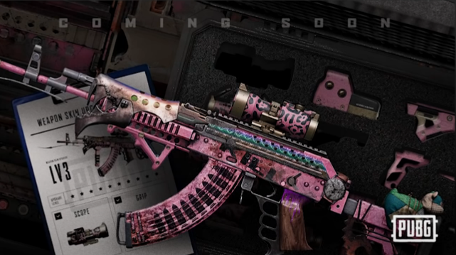 배틀그라운드 성장형 무기