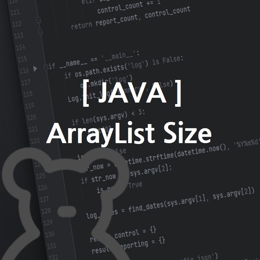 JAVA ArrayList Size