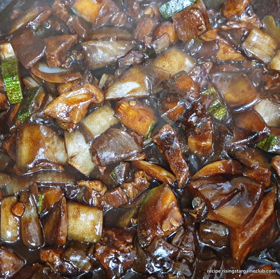 점도가 잡힌 짜장 사진