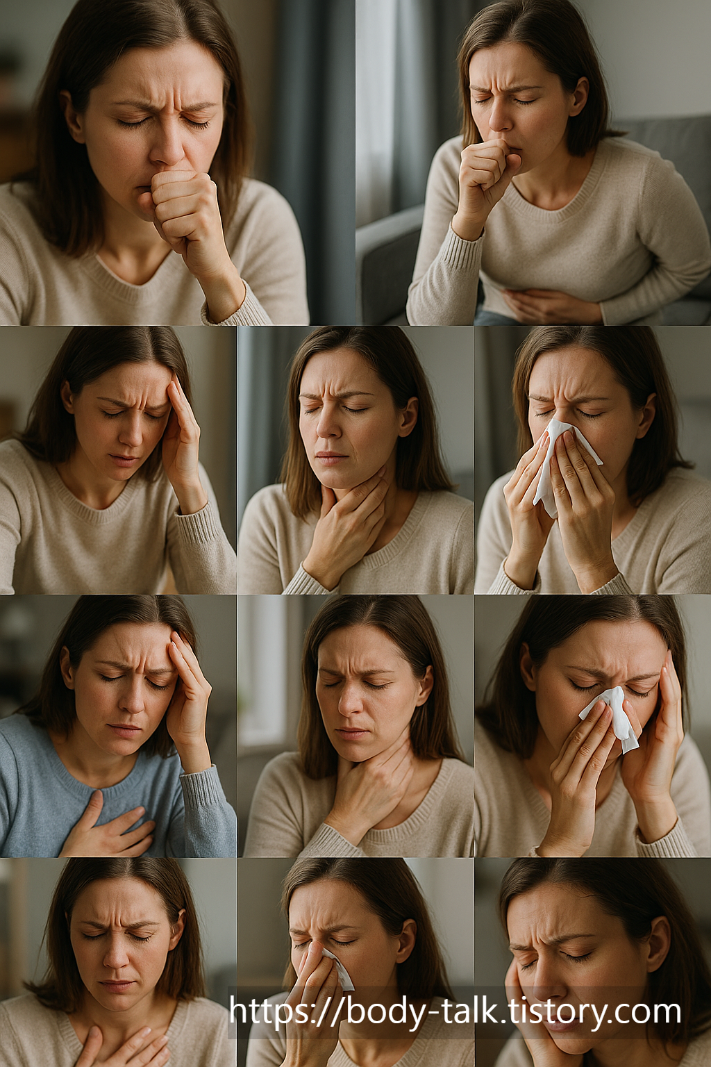 스트레스로 인한 질환 증세들